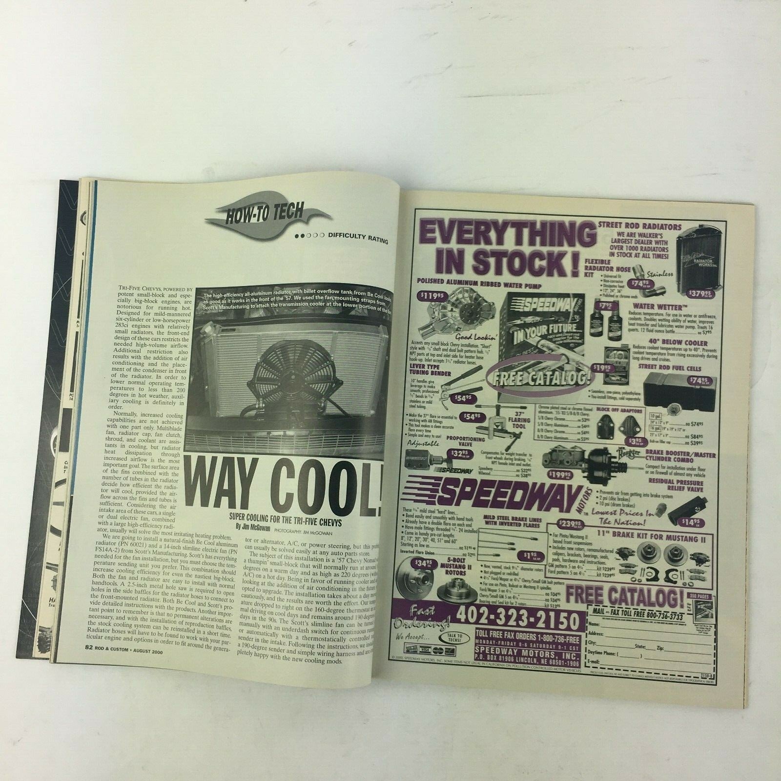 August 2000 Rod & Custom Magazine The New Look in Billet G Ultra-Tech Dream Rods