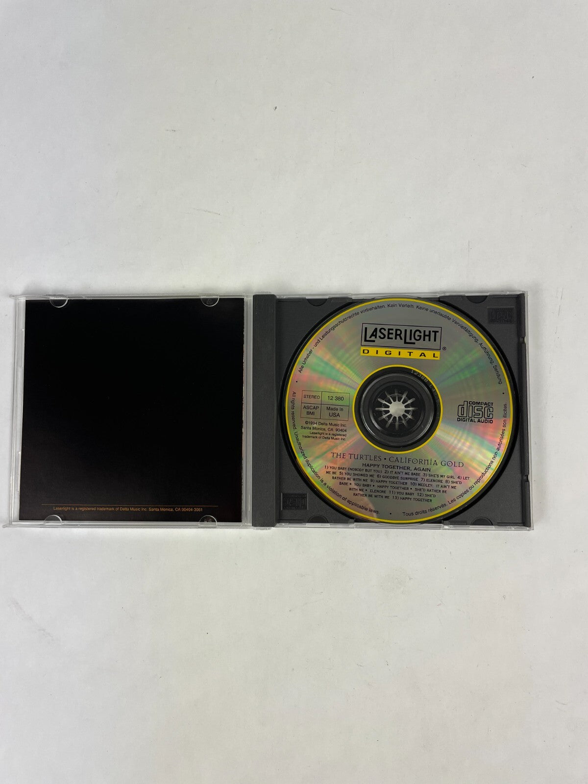 The Turtles Happy To Gether Again Live California Gold CD #4
