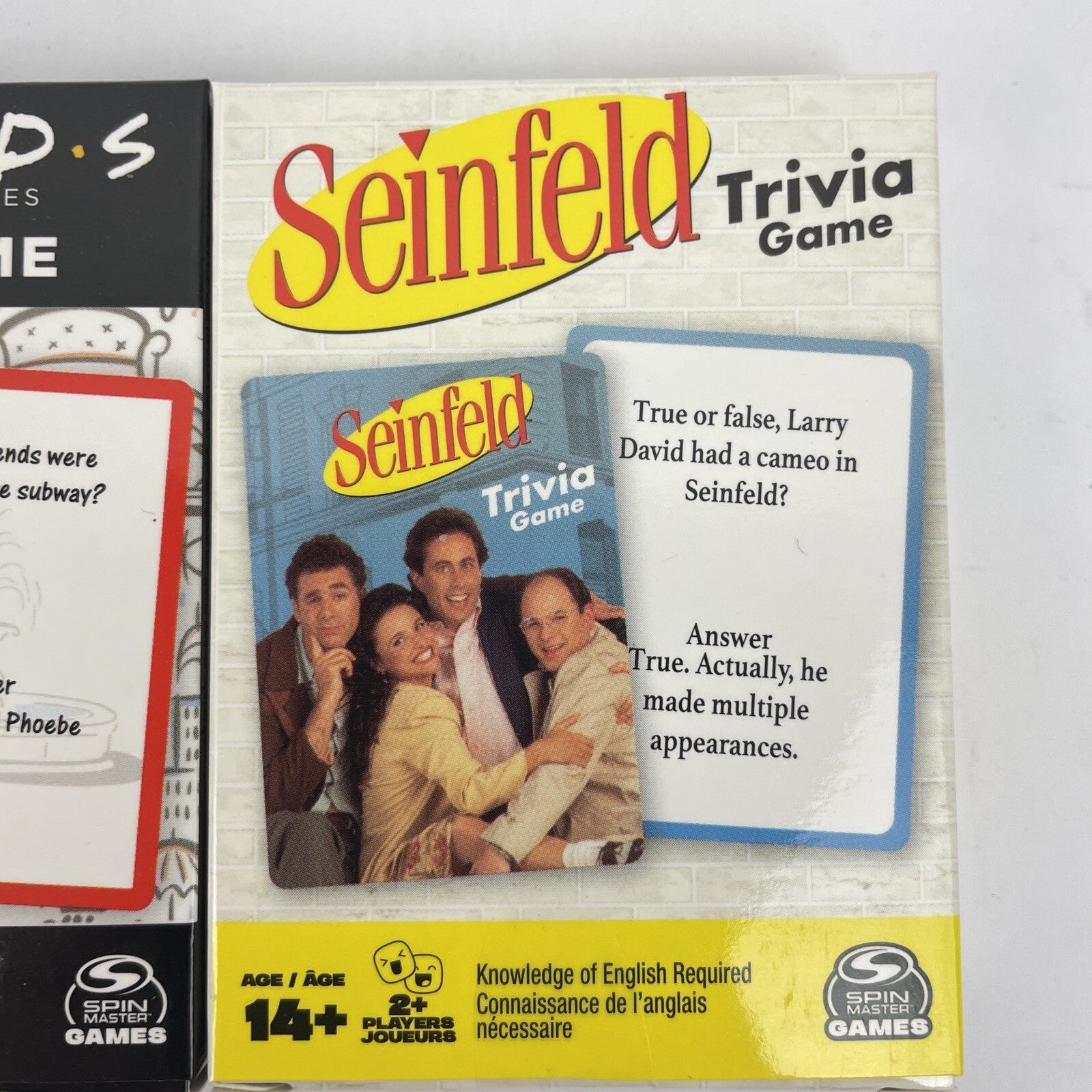3 Brand New Sealed Trivia Games Friends, The Office, Seinfeld. Spin Master Games