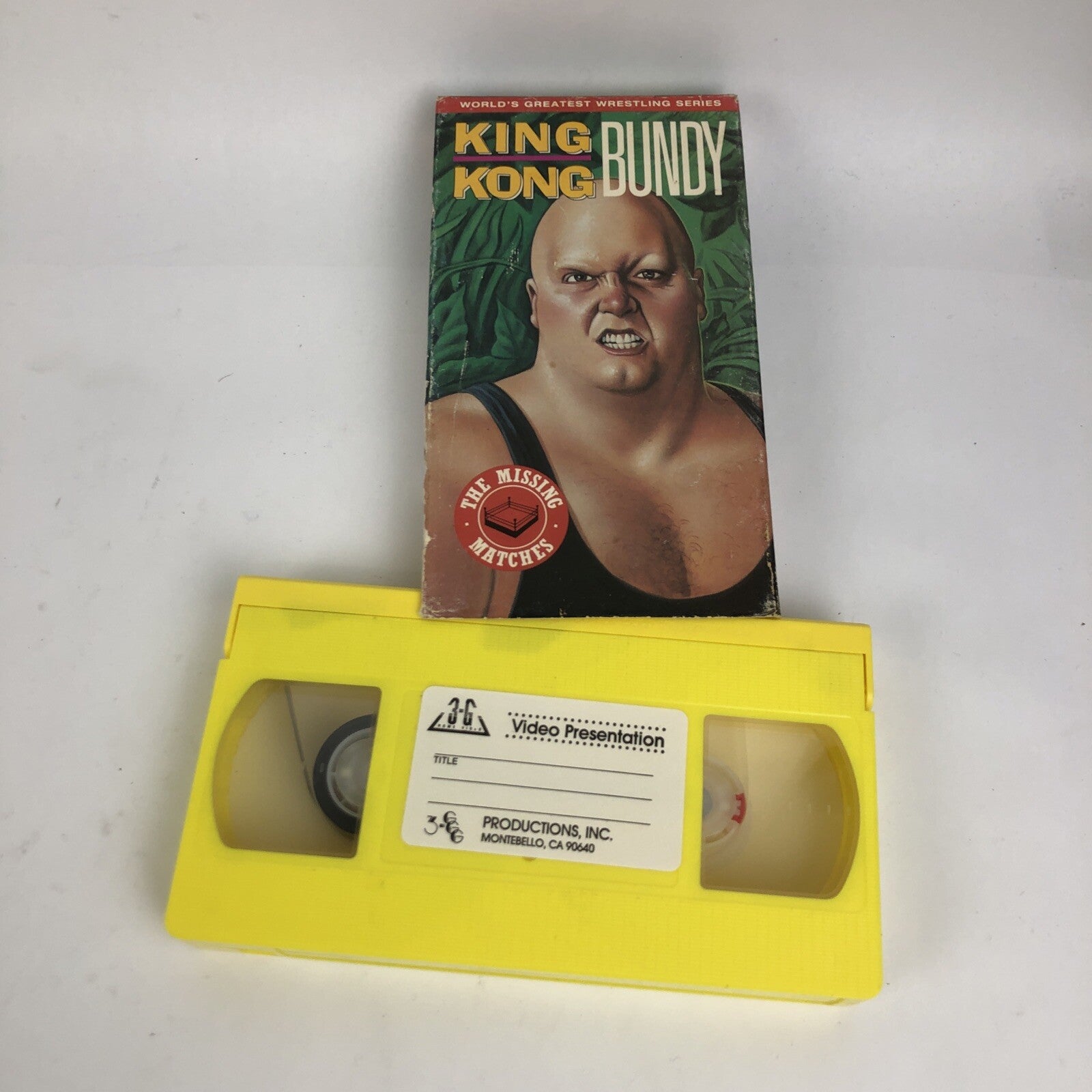 King Kong Bundy - The Missing Matches (1981) VHS Jerry Lawler Kamala Tommy Rich