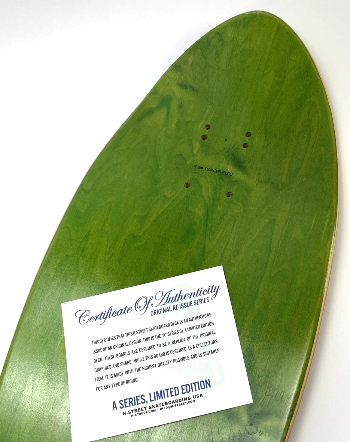 H-STREET SKATEBOARDS ART GODOY 1988 Sea Turtle SKATEBOARD DECK USA MADE A Series