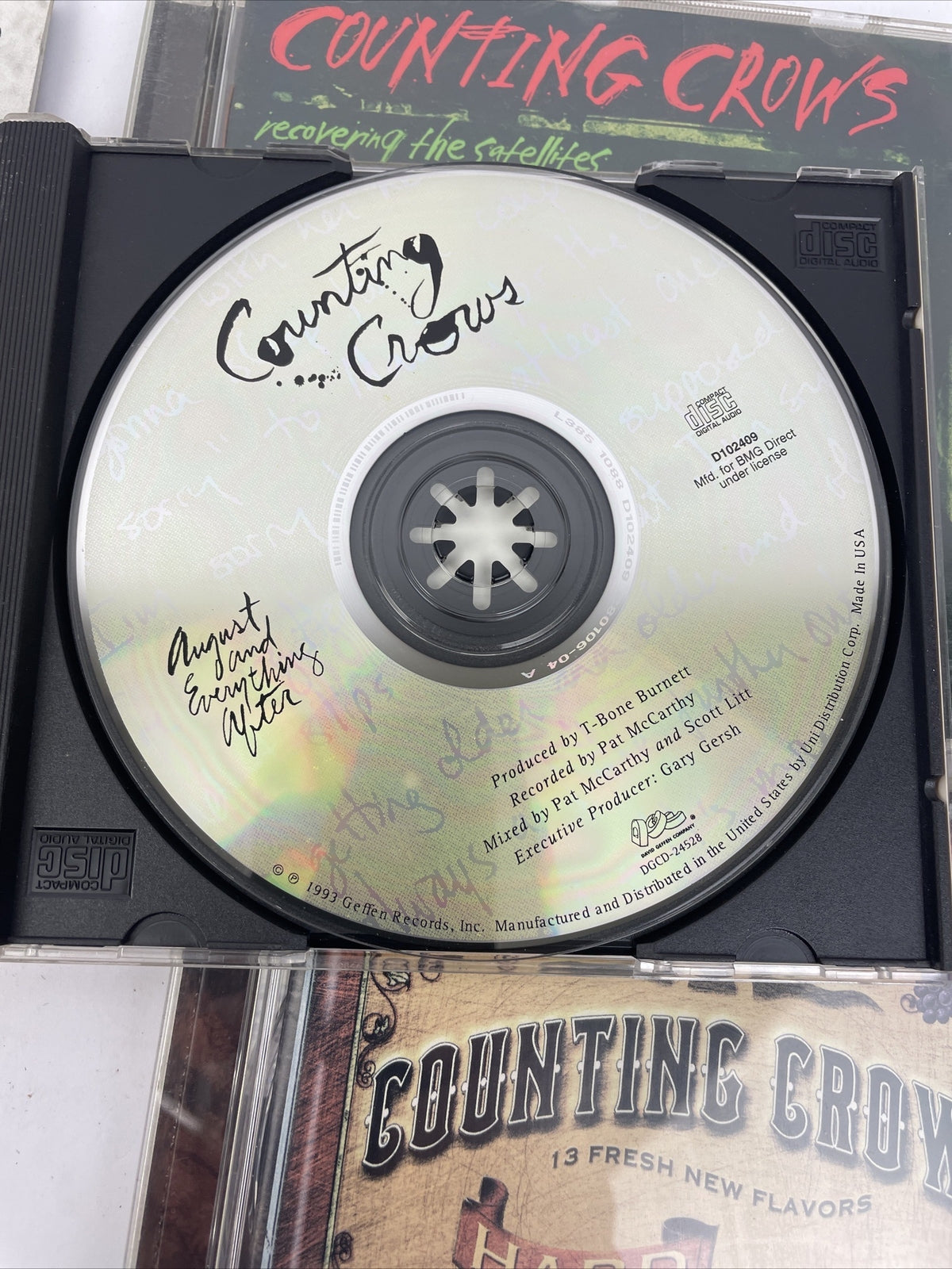 4 x COUNTING CROWS Audio CD LOT - Hard Candy - August & Everything After - SN&SM