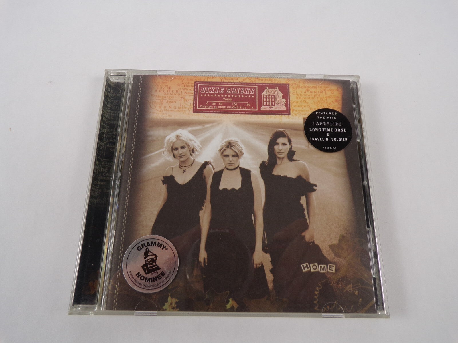 Dlxie Chicks Home Open Wide Mouniument Columbia Long Time Gone Landslide CD#59