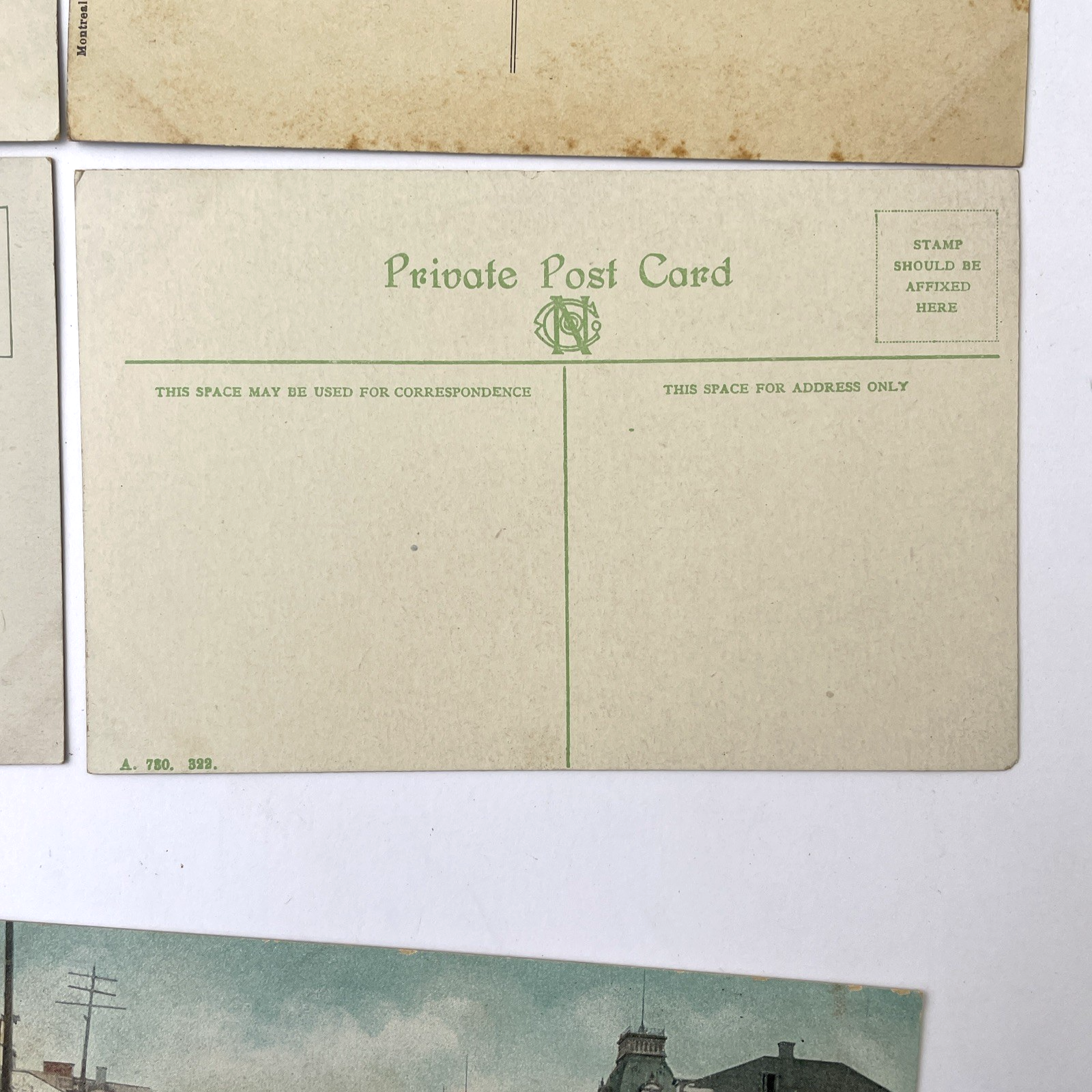 Montreal Quebec Canada Antique Early 1900's Post Card Lot of 10 - Jean Baptiste