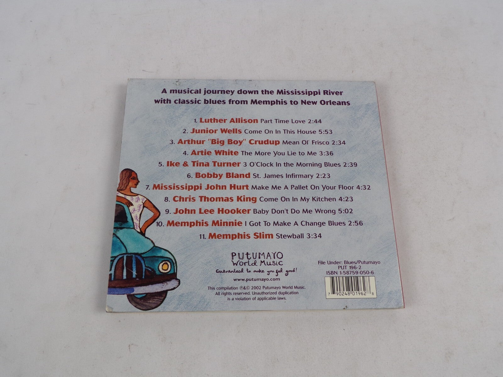 Putumayo Presents Mississippi Blues Luther Allison Junior Wells Arthur "BigCD#58