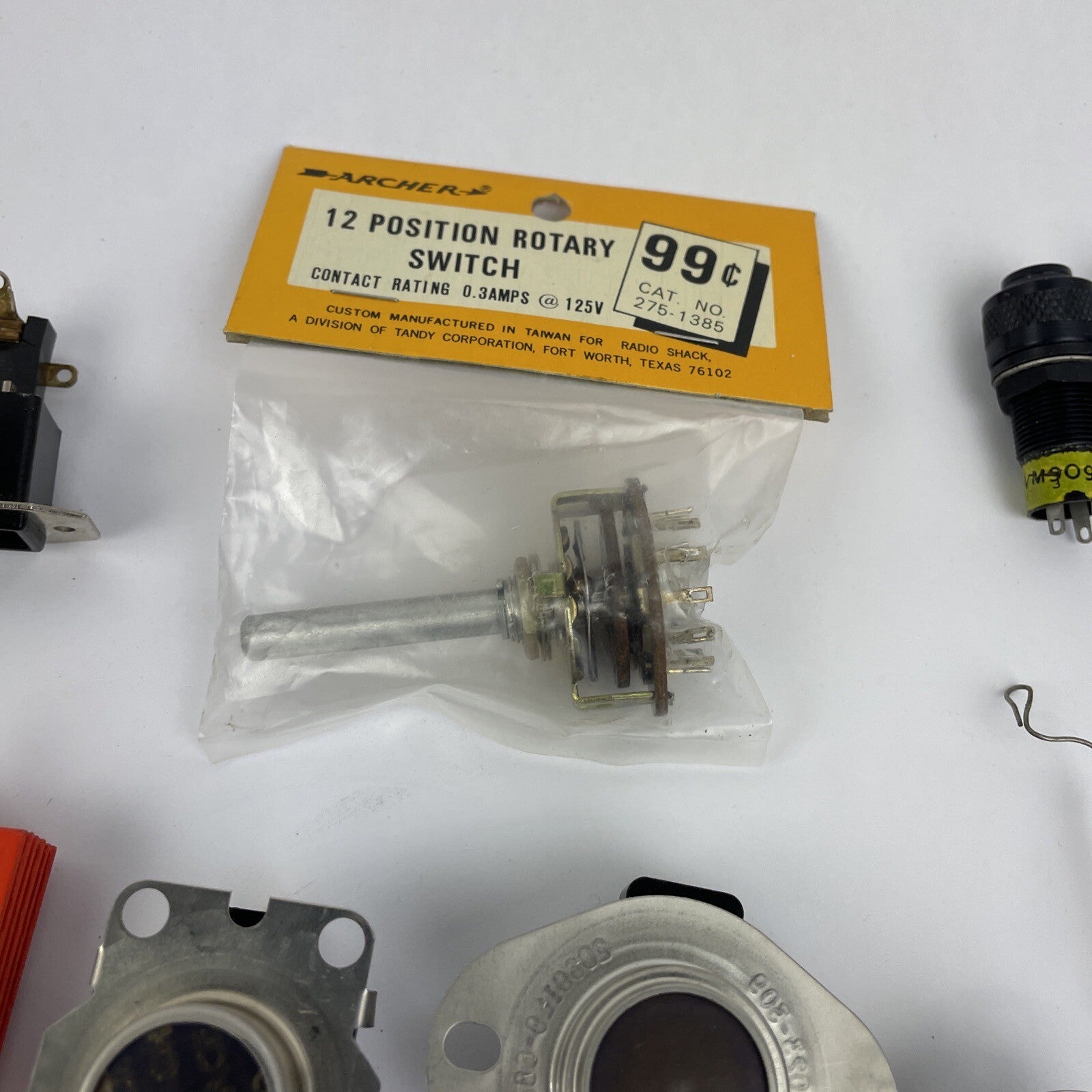 Huge Lot KLIXON Limit Switches Cessna Instrument Panel Parts Sprague RCA + LOOK