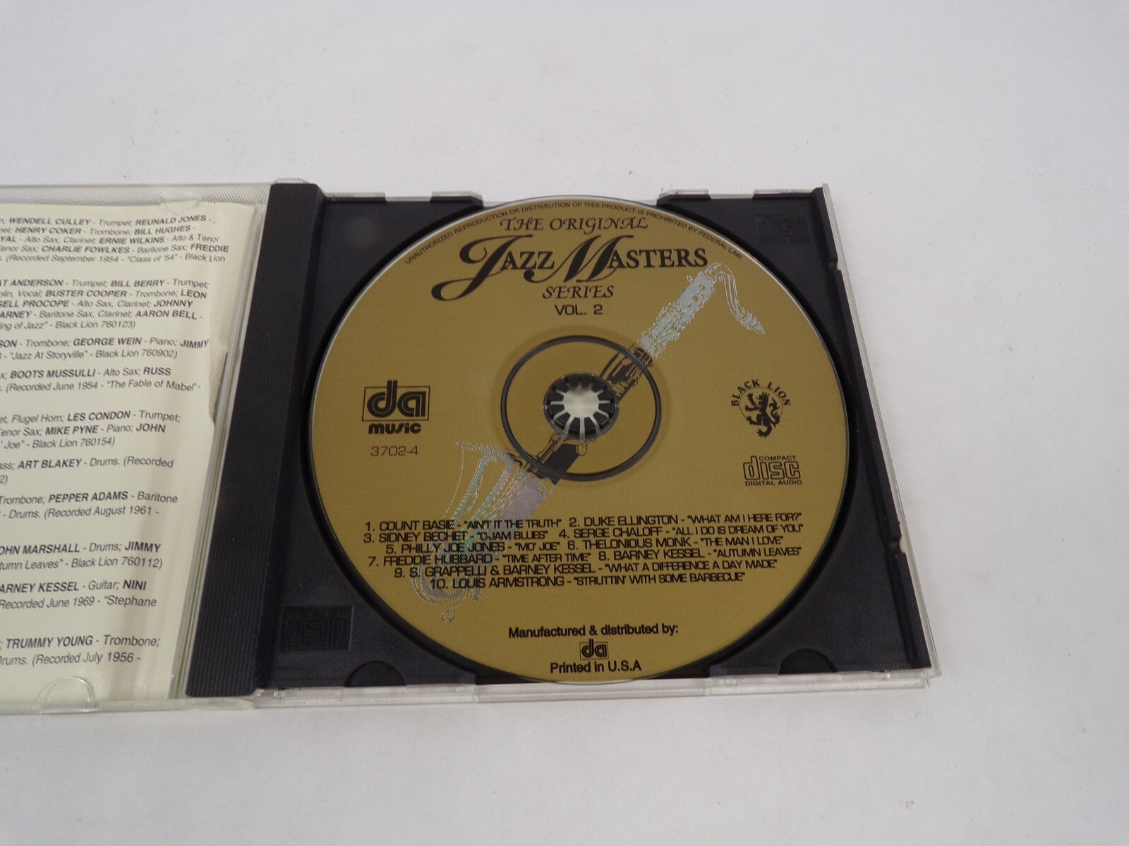The Original Jazz Count Base Aint In tHe Truth What Am I here For The Man CD#63