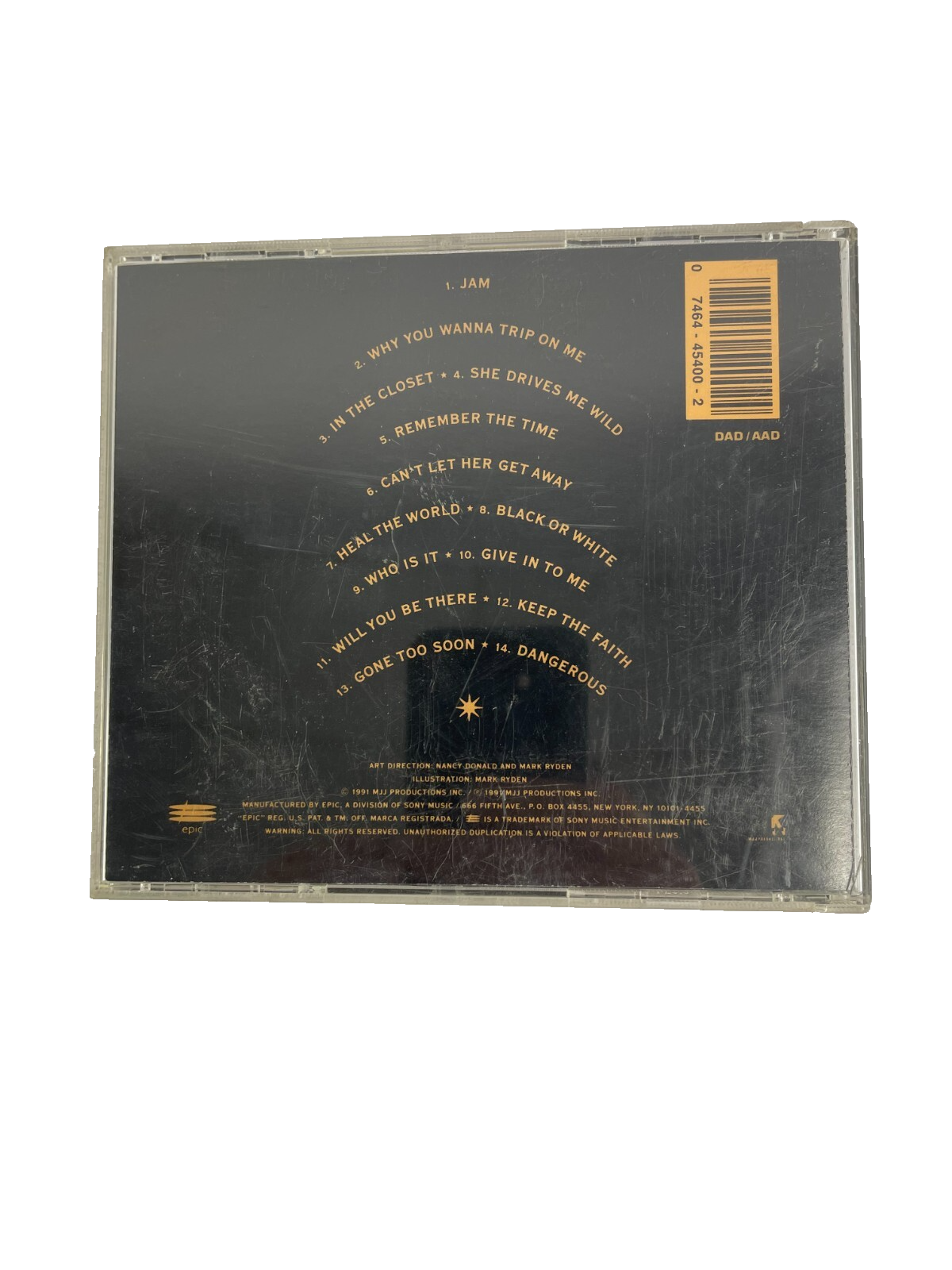 Michael Jackson – Dangerous She Drives Me Wild Can't Let Her Get Away CD#29