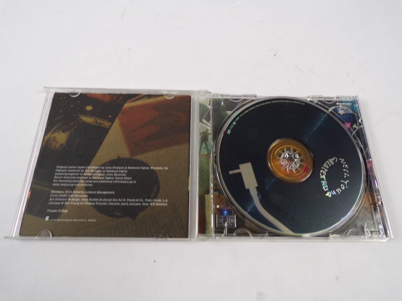 Neil Young Greatest Hits Heart Of Gold Wake A Hurricane Comes A Time CD#61