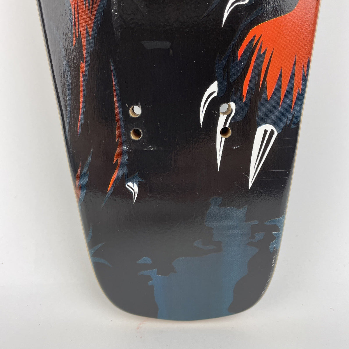 Penny Style Wood Cruiser Skateboard Deck w Griptape Red Wolf 23" x 6"