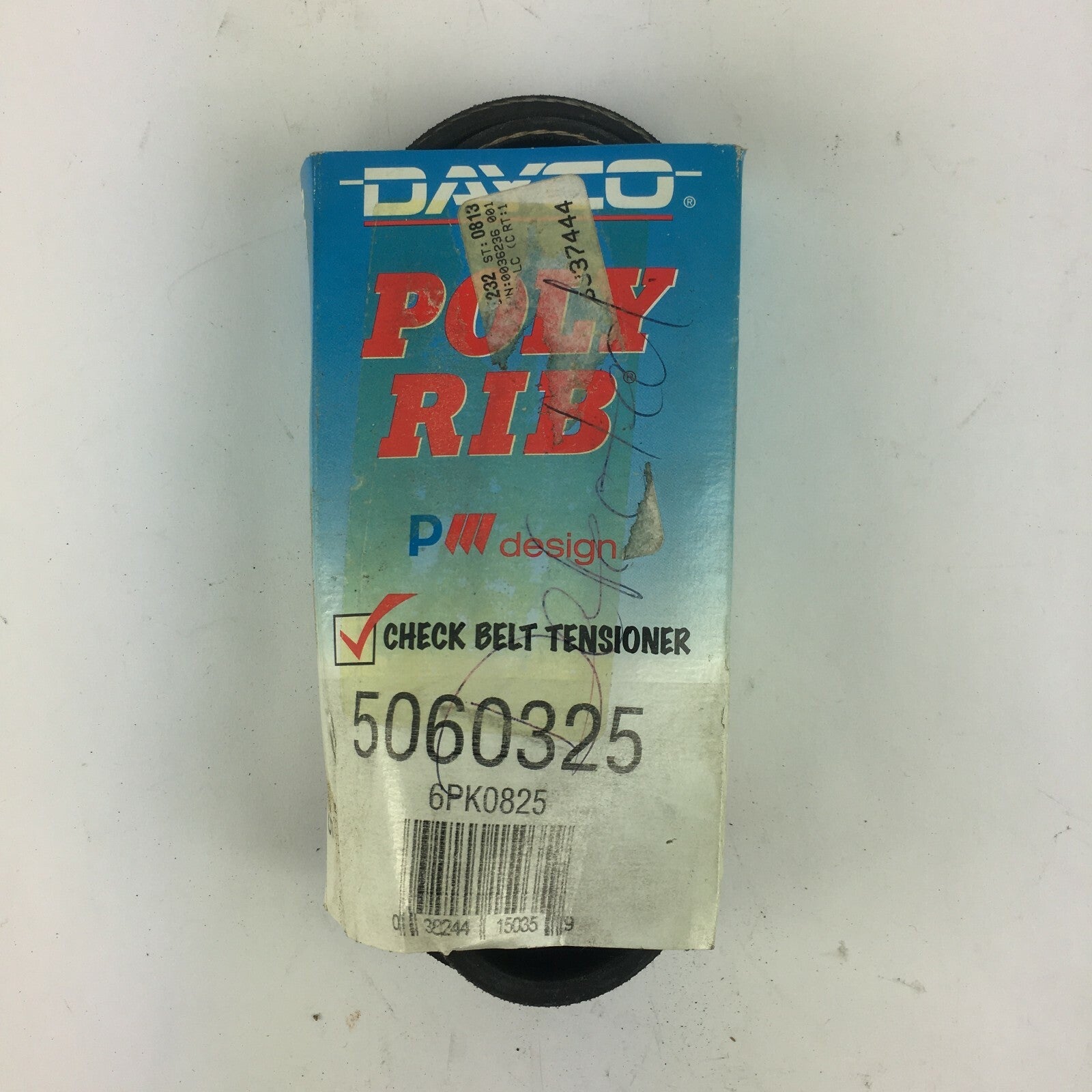 Genuine Dayco Poly Rib Automotive Tensioner Belt 5060325-6PK0825 A3