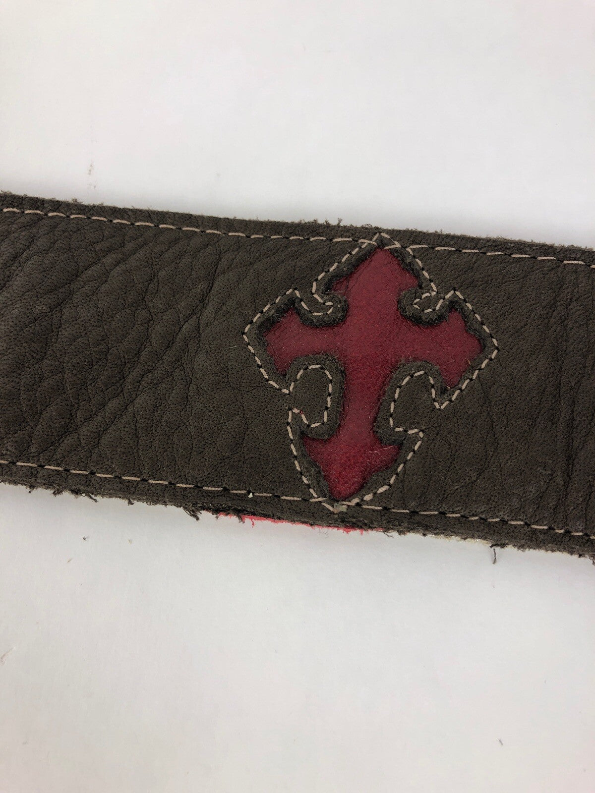 Unique Wide Leather Wrist Belt Cuff Bracelet W Snaps + Hidden Valuables Pocket 6