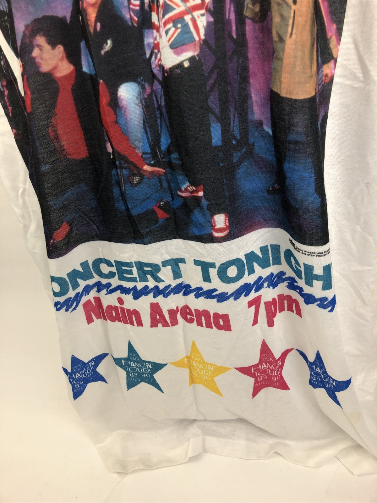 New Kids on the Block NKOTB Nightshirt Rock Nites Sleepwear 89-90 Hangin' Tough