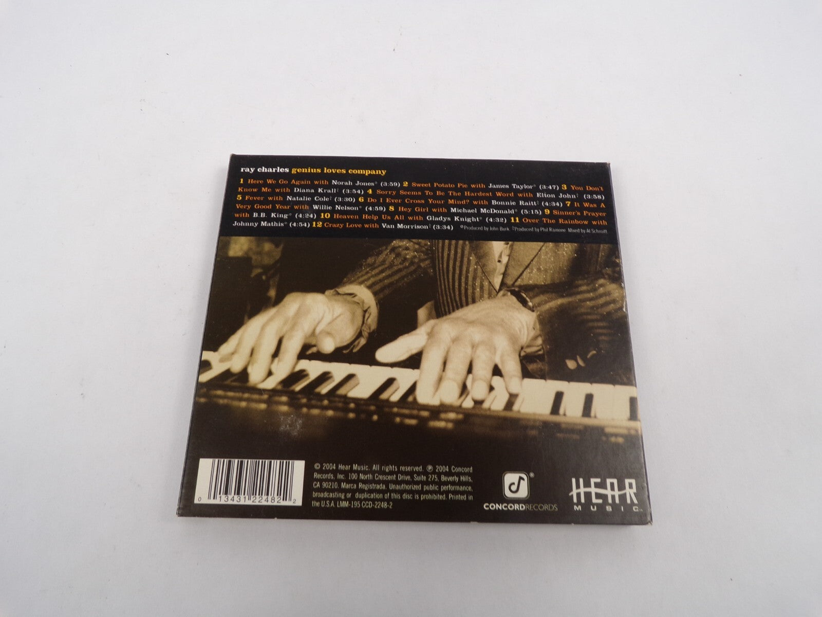 Ray Charles Genius Loves Company Here We Go Again With Norah Jones Sweet CD#28