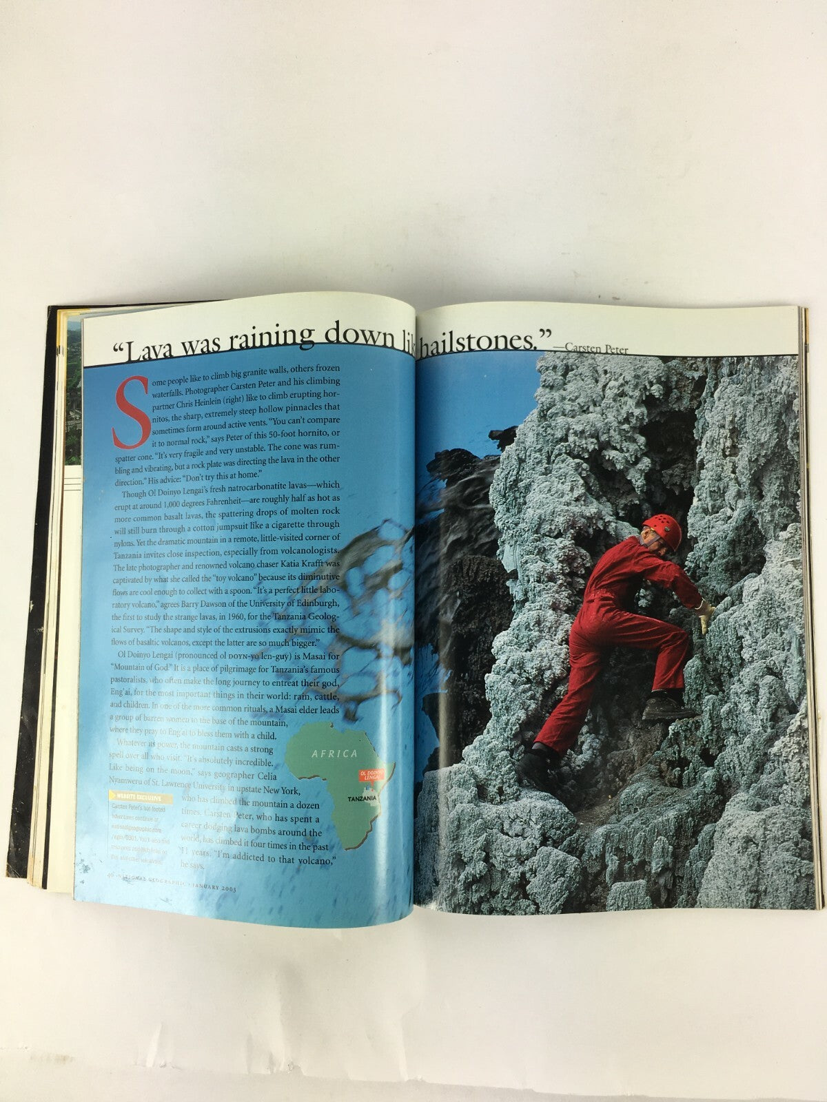 January 2003 National Geographic Magazine Inside Egypt's Secret Vaults