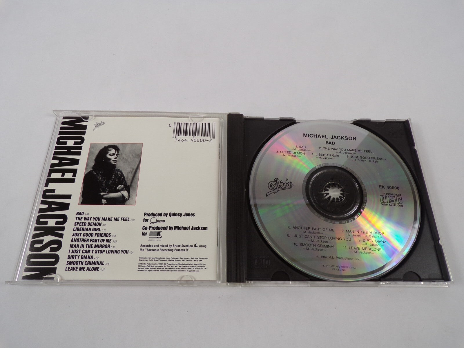 Bad Michael Jackson The Way You Make Me Feel Speed Demon Liberian Girl Just D#59
