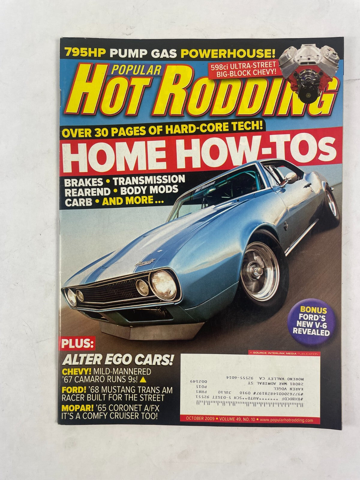 October 2009 Hot Rodding Magazine Home How-Tos Brakes Transmission Rerend Body