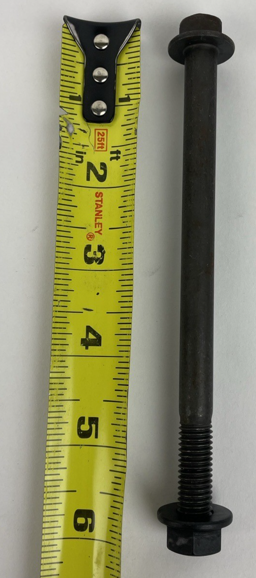 5 x Class 10.9 M10-1.50 Flange Bolt, Black Phosphate Steel 160 mm 6" w Hex Nut