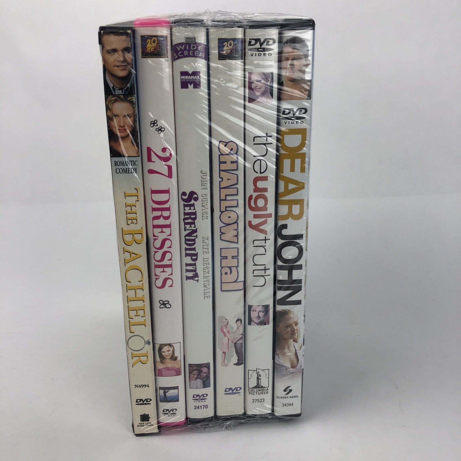 6 x Romantic Comedy DVD - Lot 27 Dresses The Ugly Truth Serendipity The Bachelor