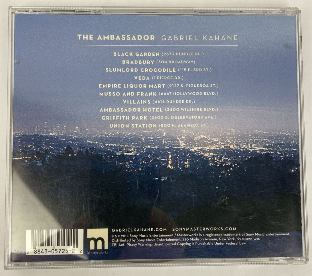 Ambassador by Gabriel Kahane (Digital Audio CD, 2014) Sony Music - Signed - JK