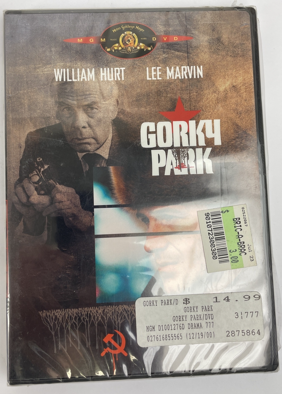 Gorky Park MGM DVD Video William Hurt Lee Marvin Brand New and Sealed