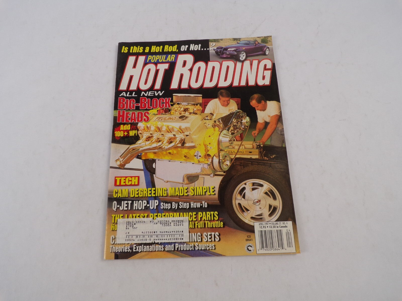 April 1997 Hot Rodding Magazine All New Big-Block Heads Is This A Hot Rod, Or