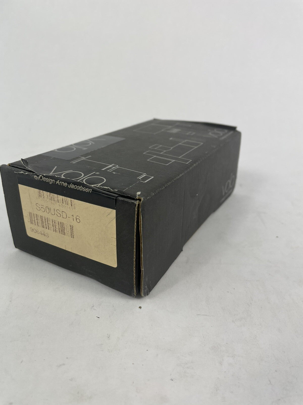 Vola S50D polished chrome stop valve without non-return valve