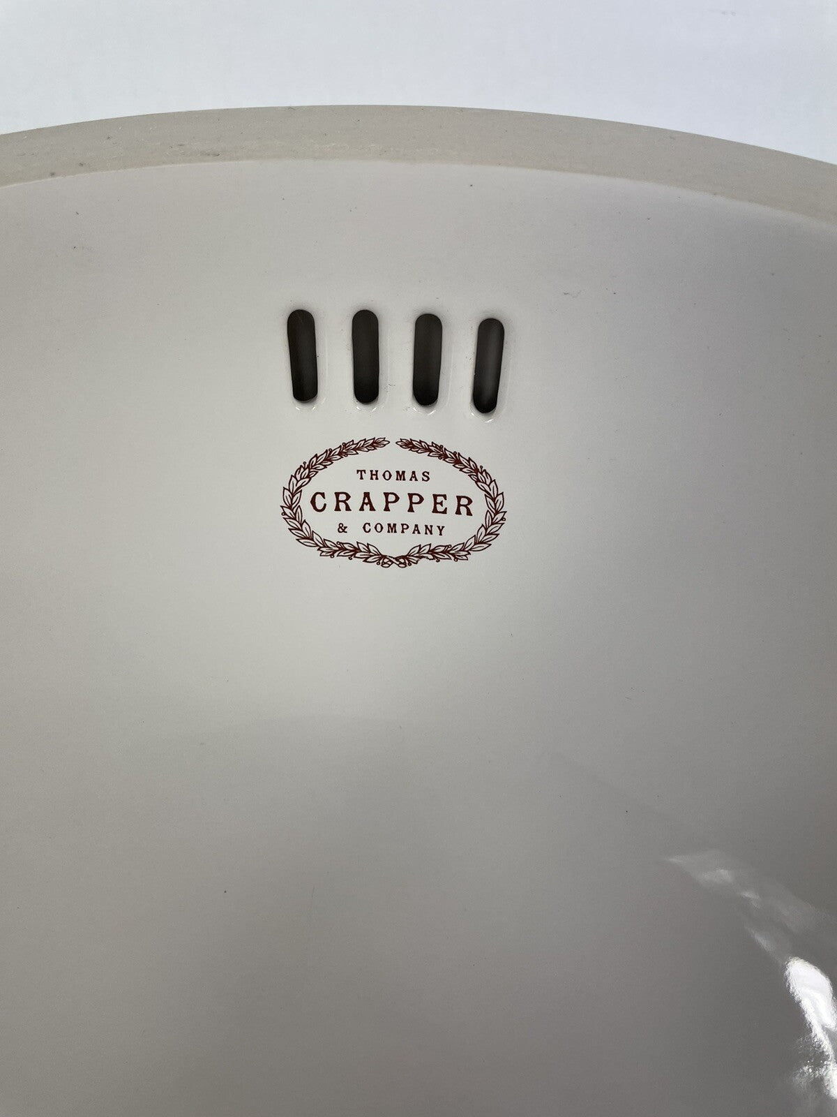 Thomas Crapper & Co Ltd Undermount Round Vanity Basin Plug Bowl Lavatory Sink