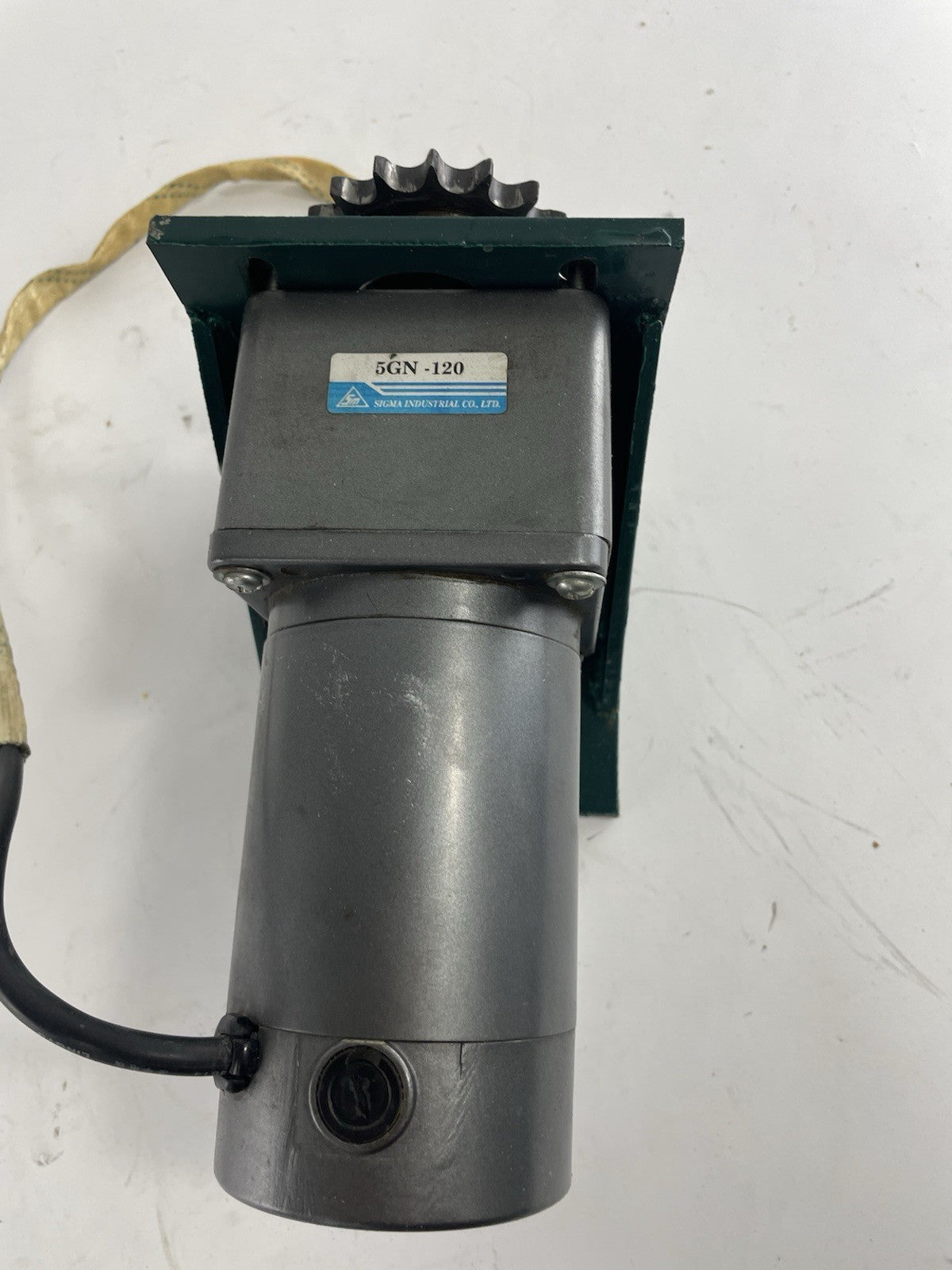 Sigma 5GN-120 Gear Motor 220V 60W 0.5A DC Motor w/ Gearbox Industrial 90VDC 3200