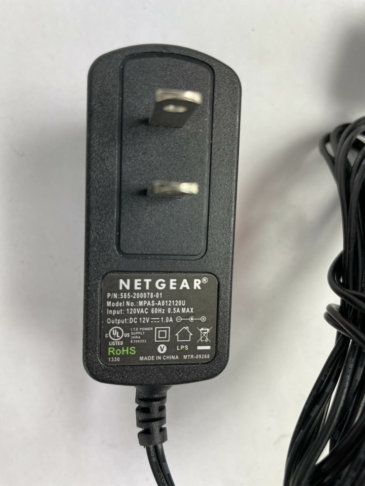 Genuine Netgear MPASA012120U AC Adapter Output 12 V 1 A Power Supply Adapter A62