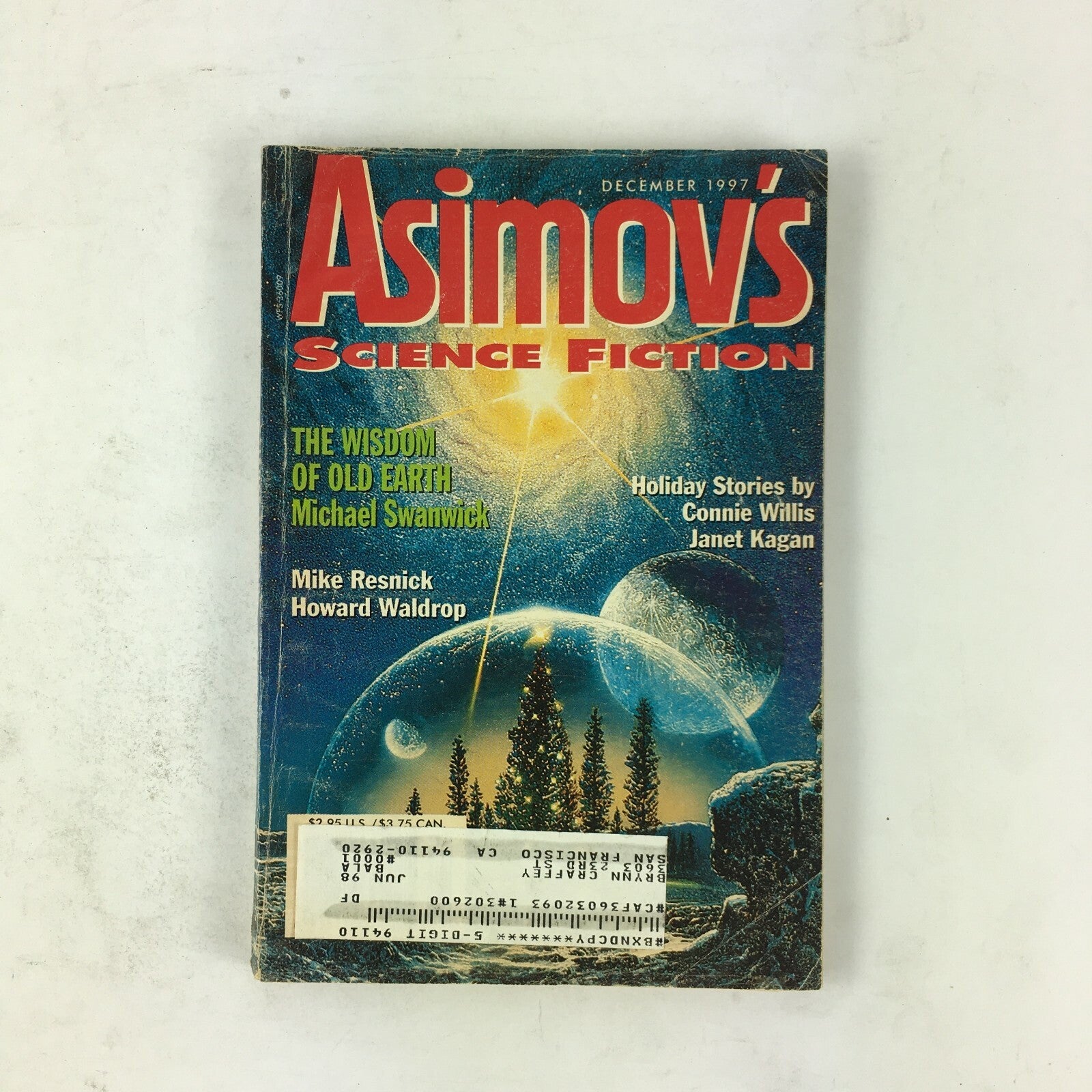 Dec 1997 Isaac Asimov's Science Fiction Magazine The Wisdom of Old Earth Michael
