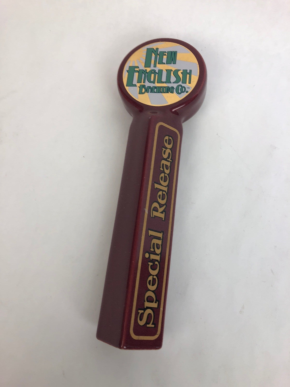 New English Brewing Brewery Special Release Beer Tap Handle California San Diego