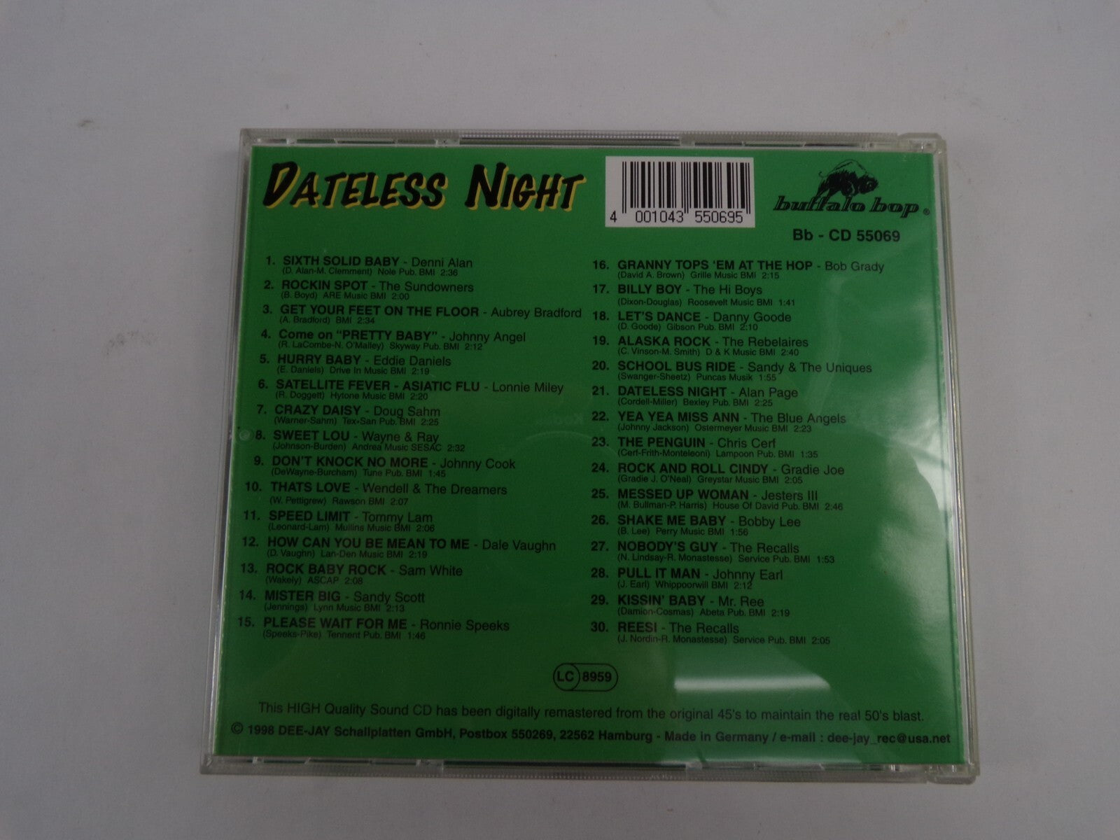 Dateless Night Sixth Solid Baby Rockin Spot Crazy daisy Speed Limit CD#41