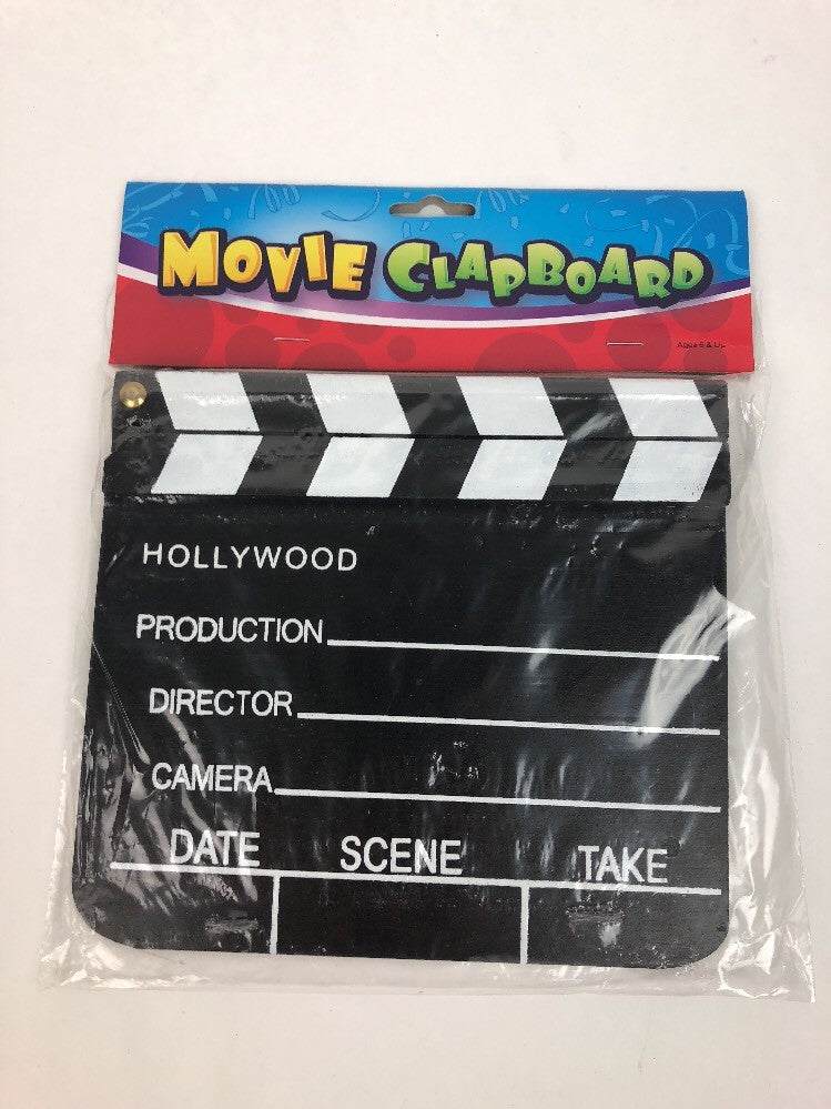 7X8 hollywood movie clap board prop ACTION director camera scene take Party toy