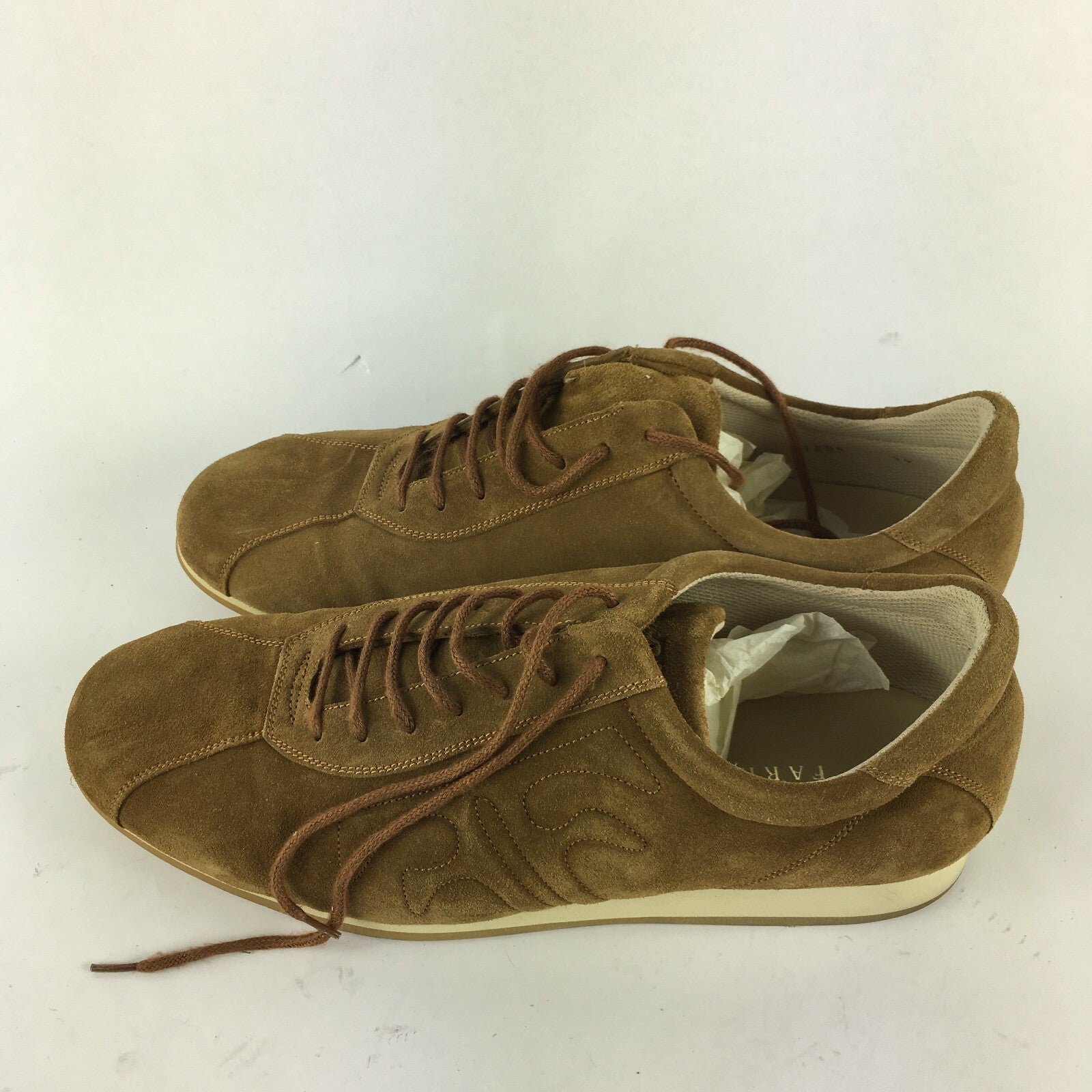 Genuine Farrutx Stylish Sneakers Style Brown Shoes for Men Size 44