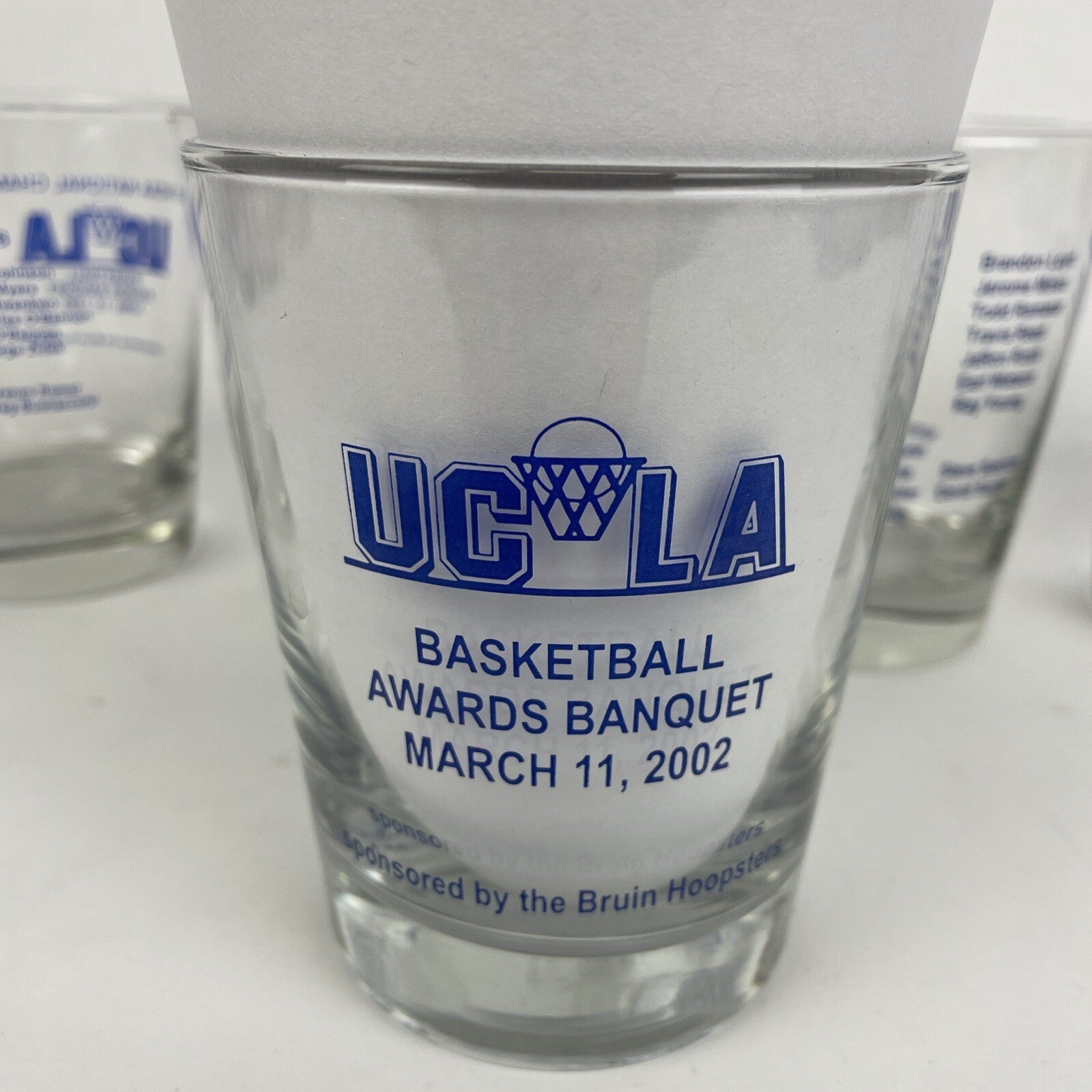 6 x UCLA Bruins Basketball Awards Banquet Bar Highball Glass 95 97 99 00 01 02