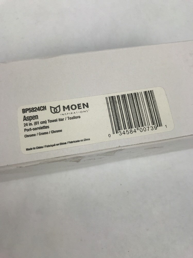 MOEN Inspirations Aspen 24” 61cm Towel Bar in Chrome BP5824CH