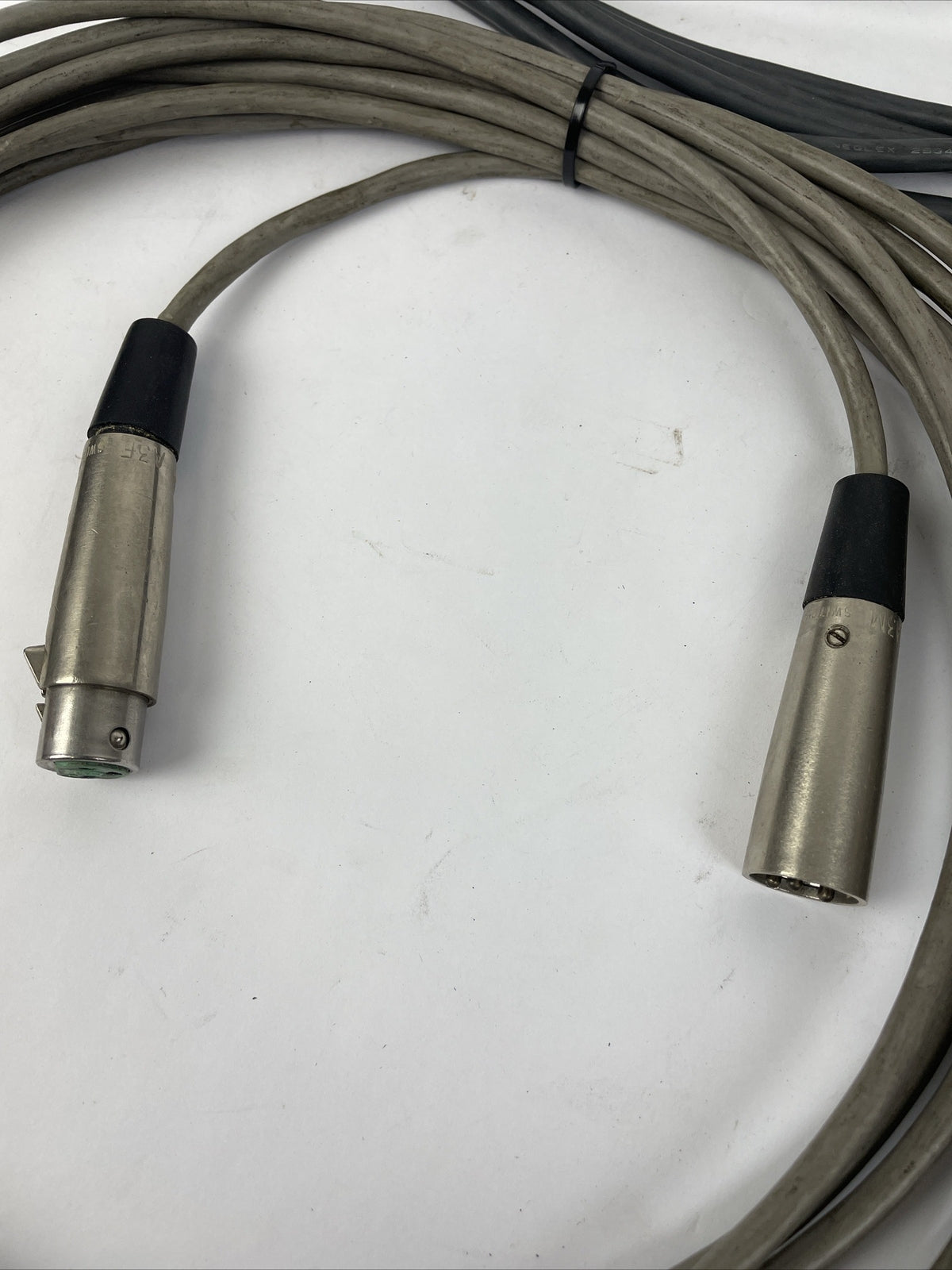 2 x SWITCHCRAFT XLR Microphone Cable Male To Female 3-Pin Mic Audio Lead