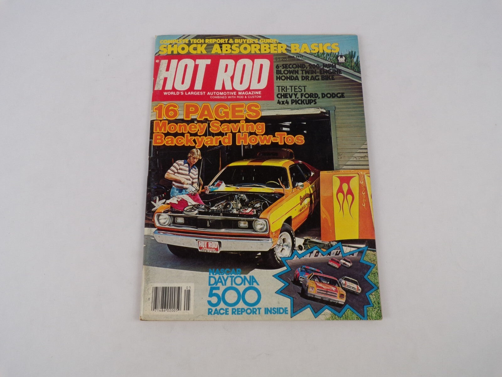 May 1977 Hot Rod Magazine Shock Absorber Basics Complete Tech Report & Buyer's