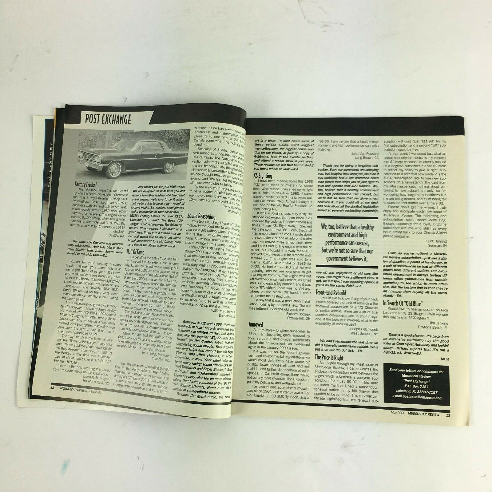 May 2000 Muscle Car Magazine Shootout! Big-Block Battle 440 Six Pack Survivour