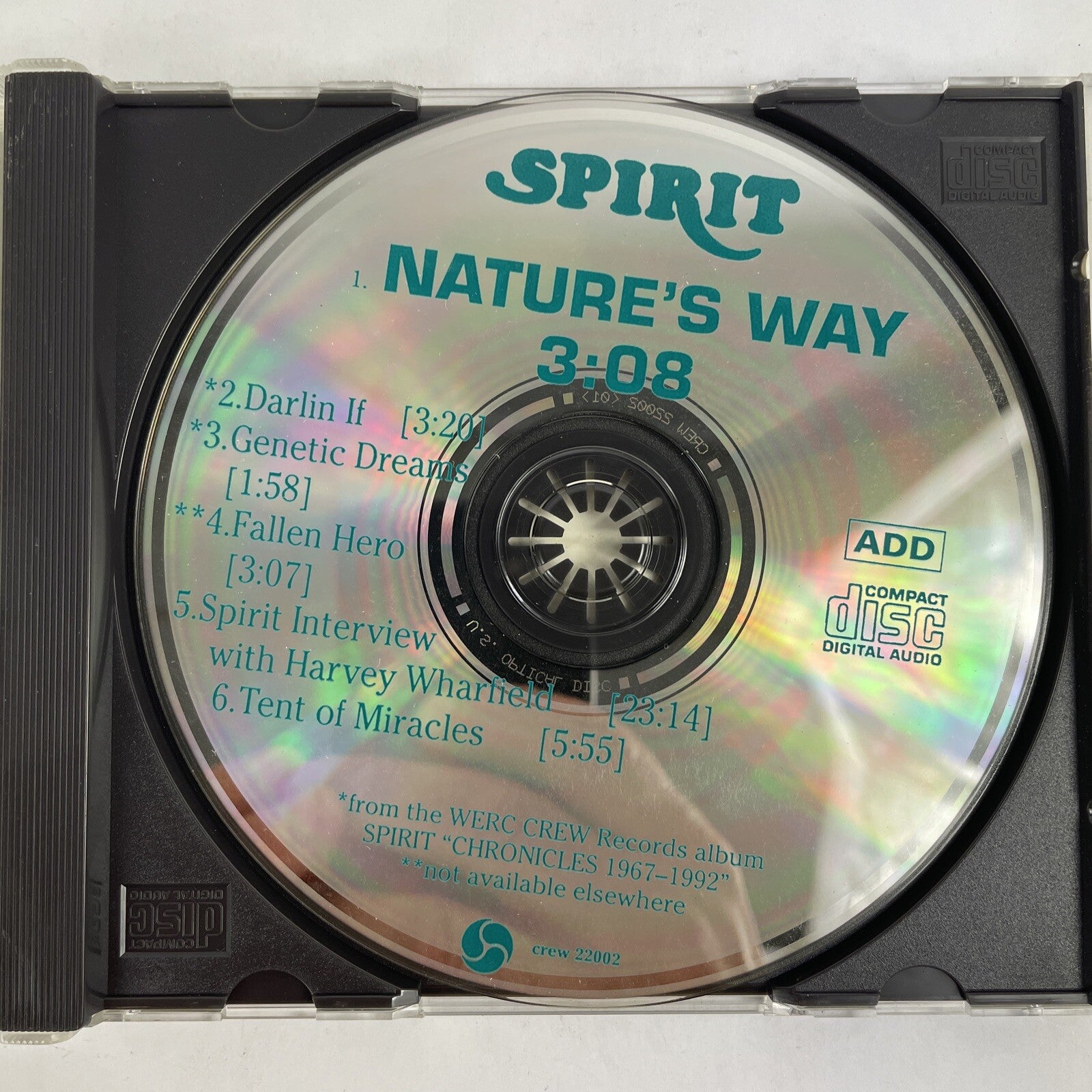 Spirit - Nature's Way CD #20