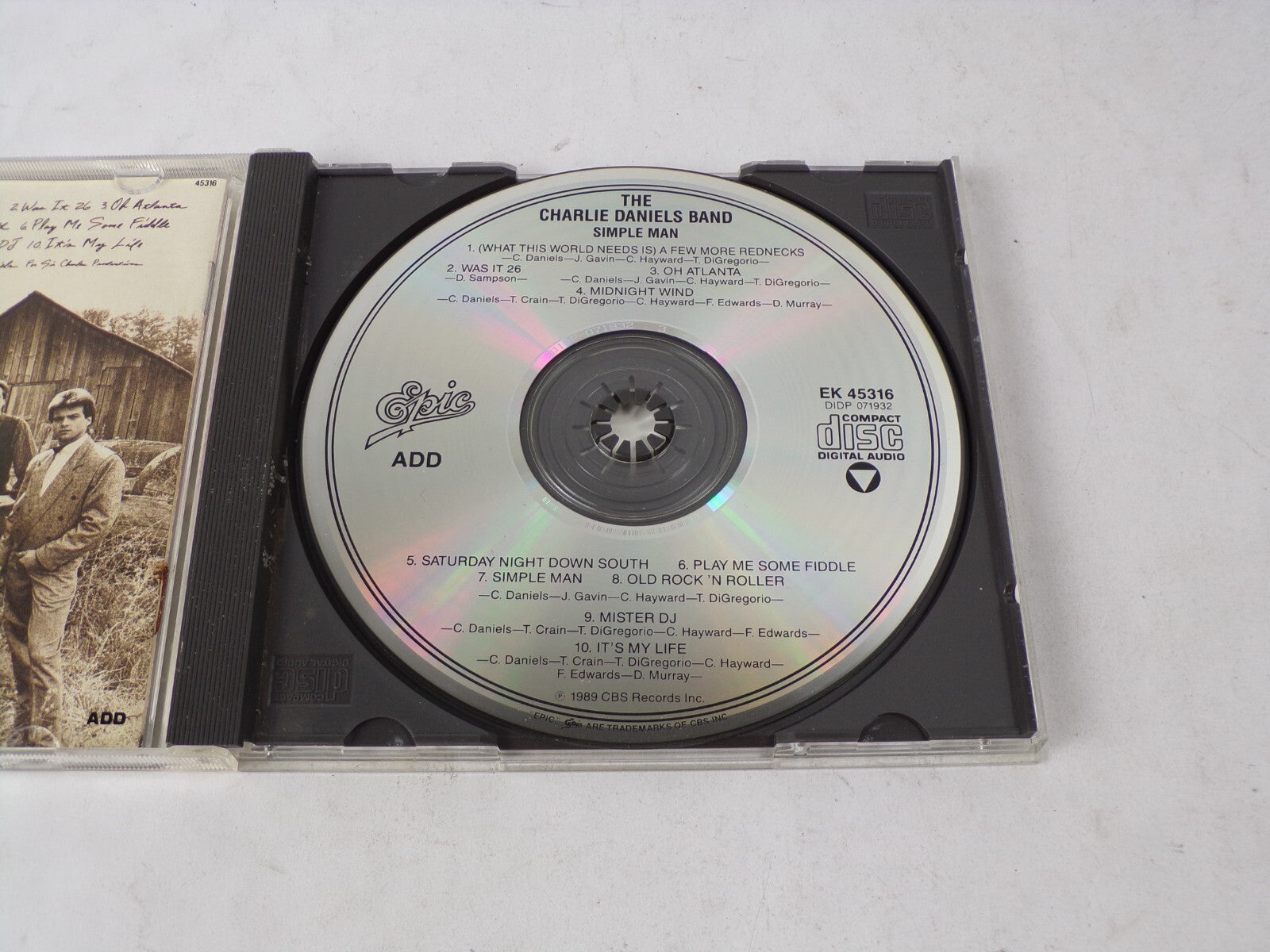The Charlie Daniels Band Simple Man A Few More Rednecks Was It 26 Oh Old CD#62