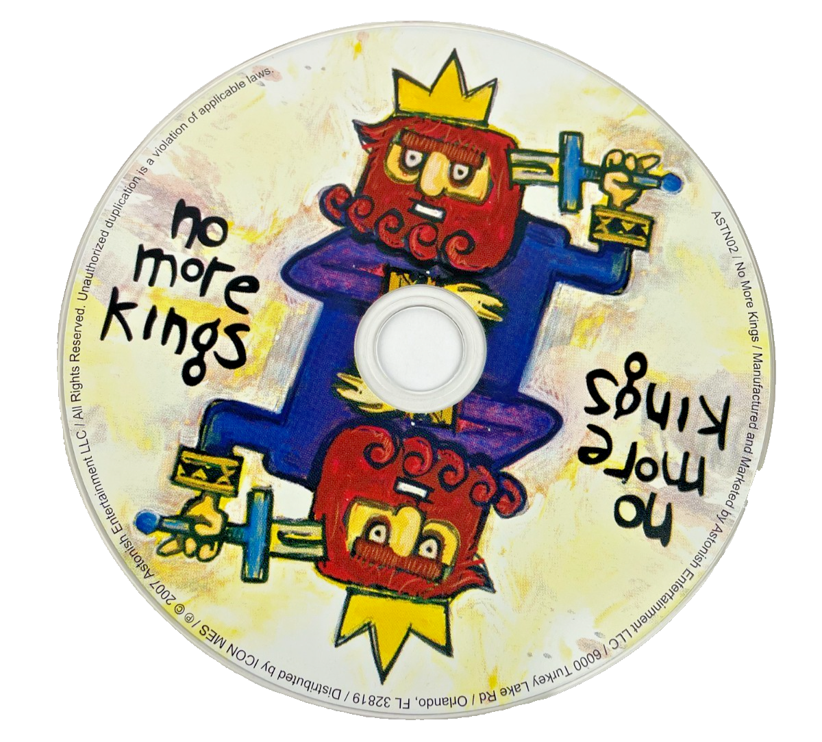 No More Kings Digital Audio CD Astonish Records 2007