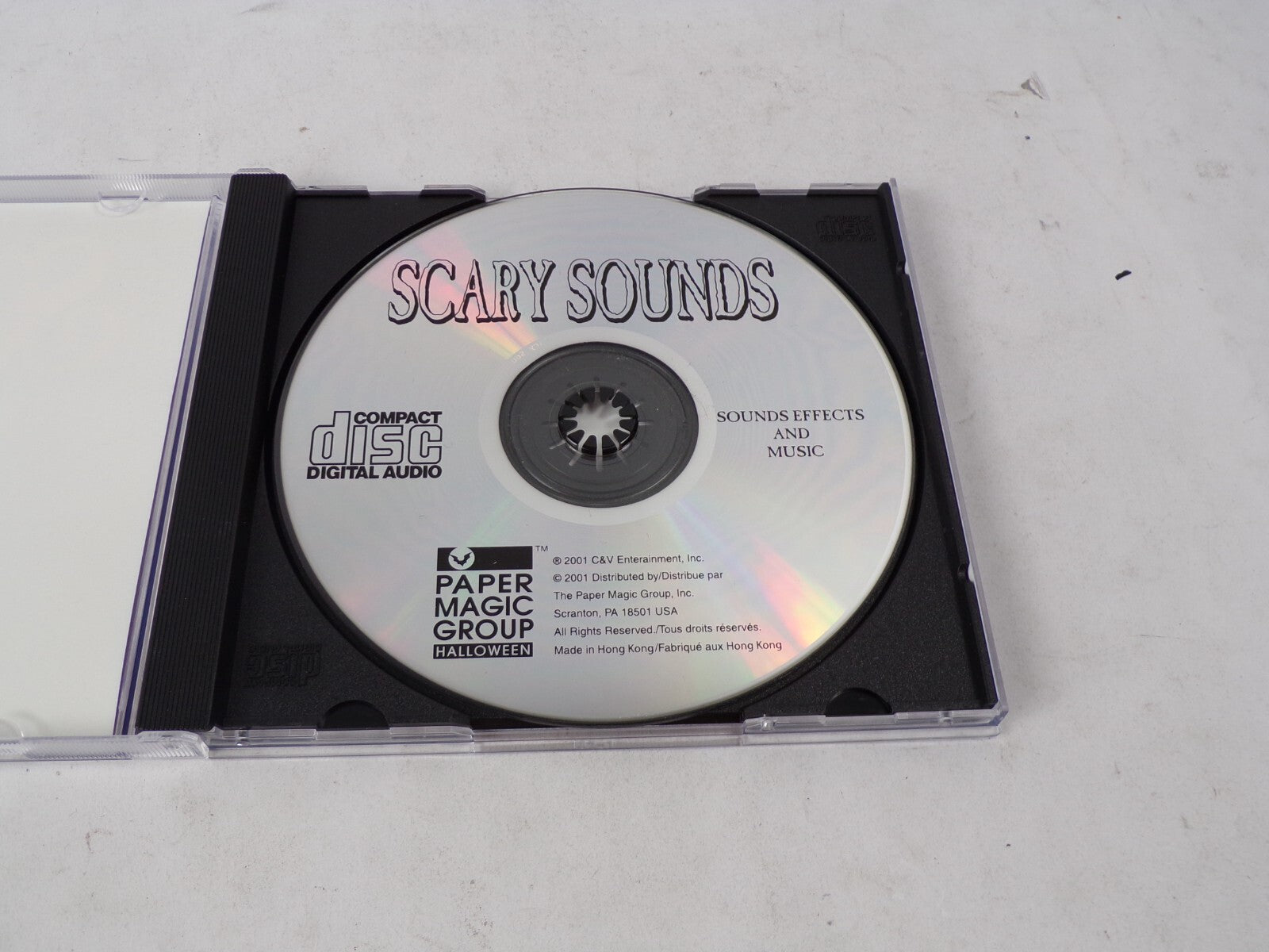 Scary Sounds Creaks Shricks Crowls Howls Cats Bats Moans Groans Shackles CD#62