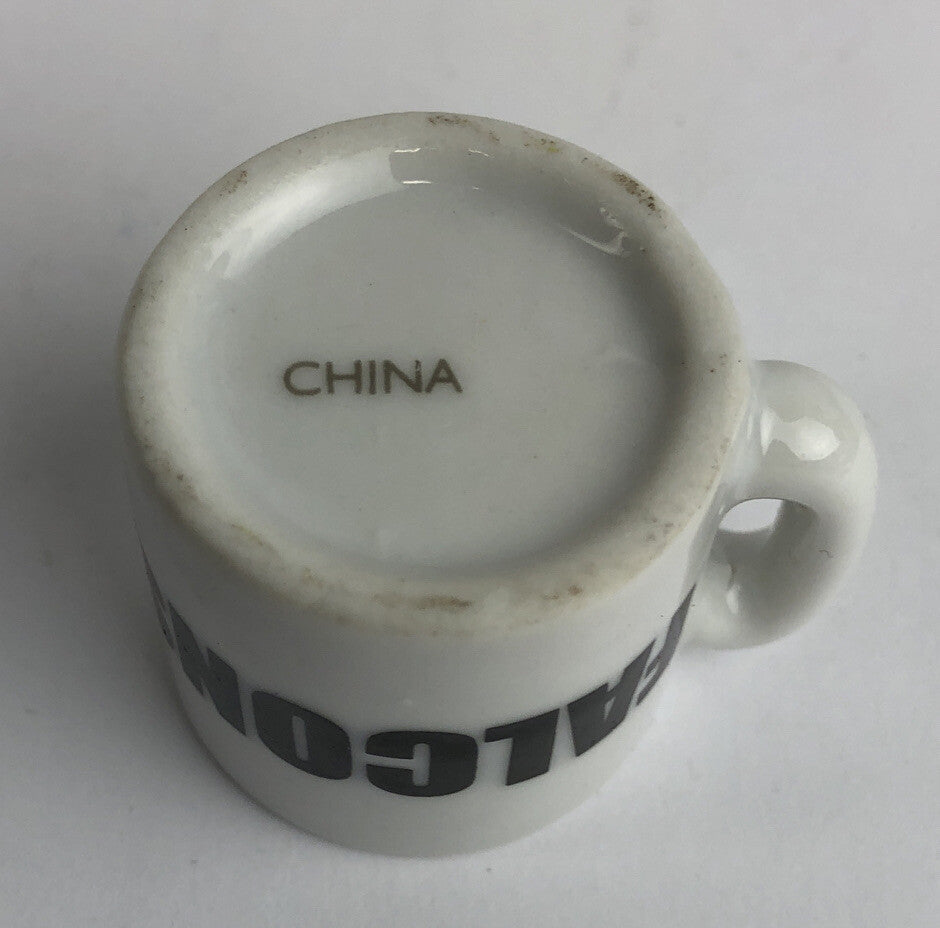 Vintage NFL Mini Coffee Cup Mug Atlanta Falcons 1.25" Collectible Miniature