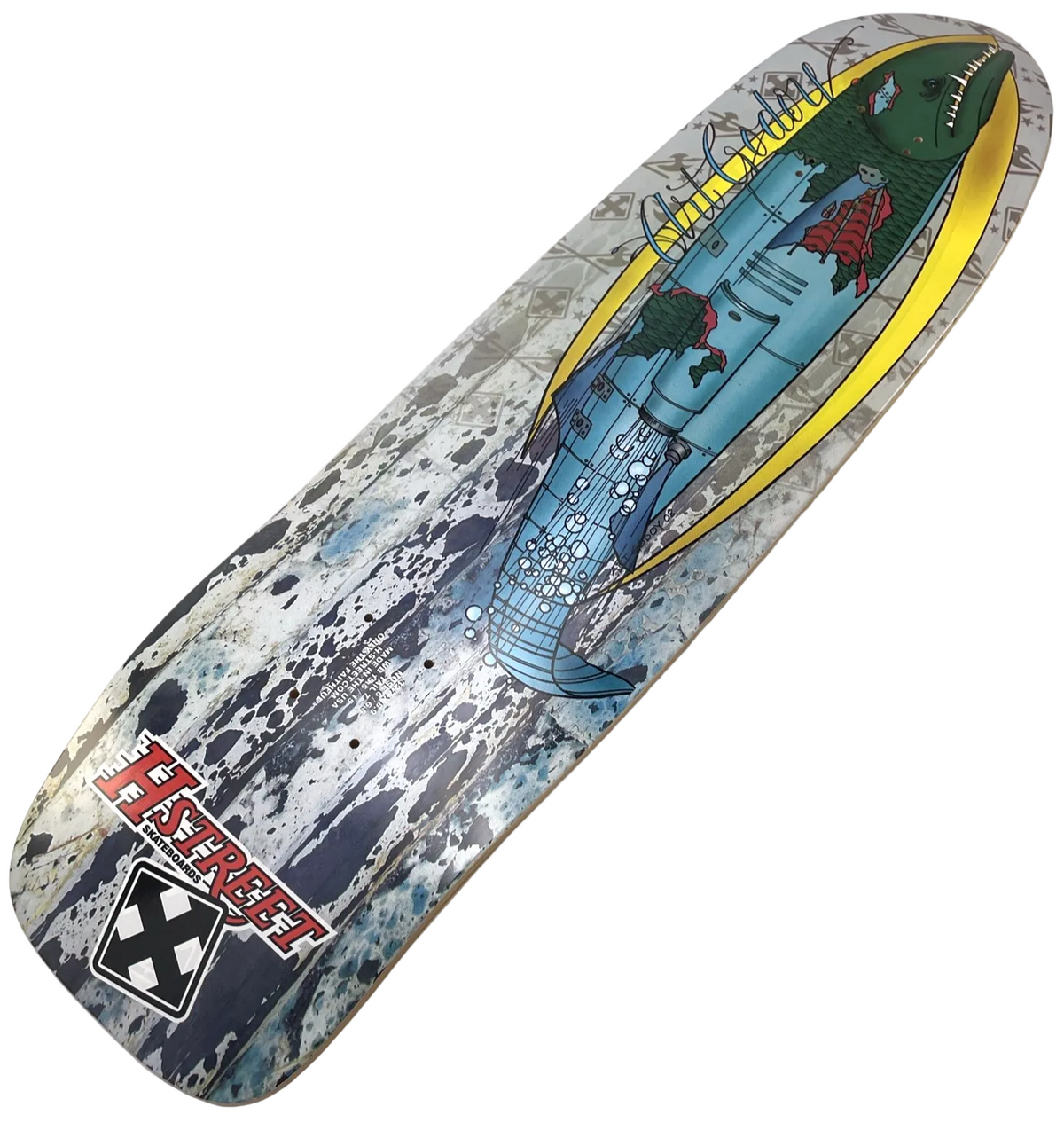 H-Street Art Godoy Killer Hybrid Barracuda skateboard deck made in USA