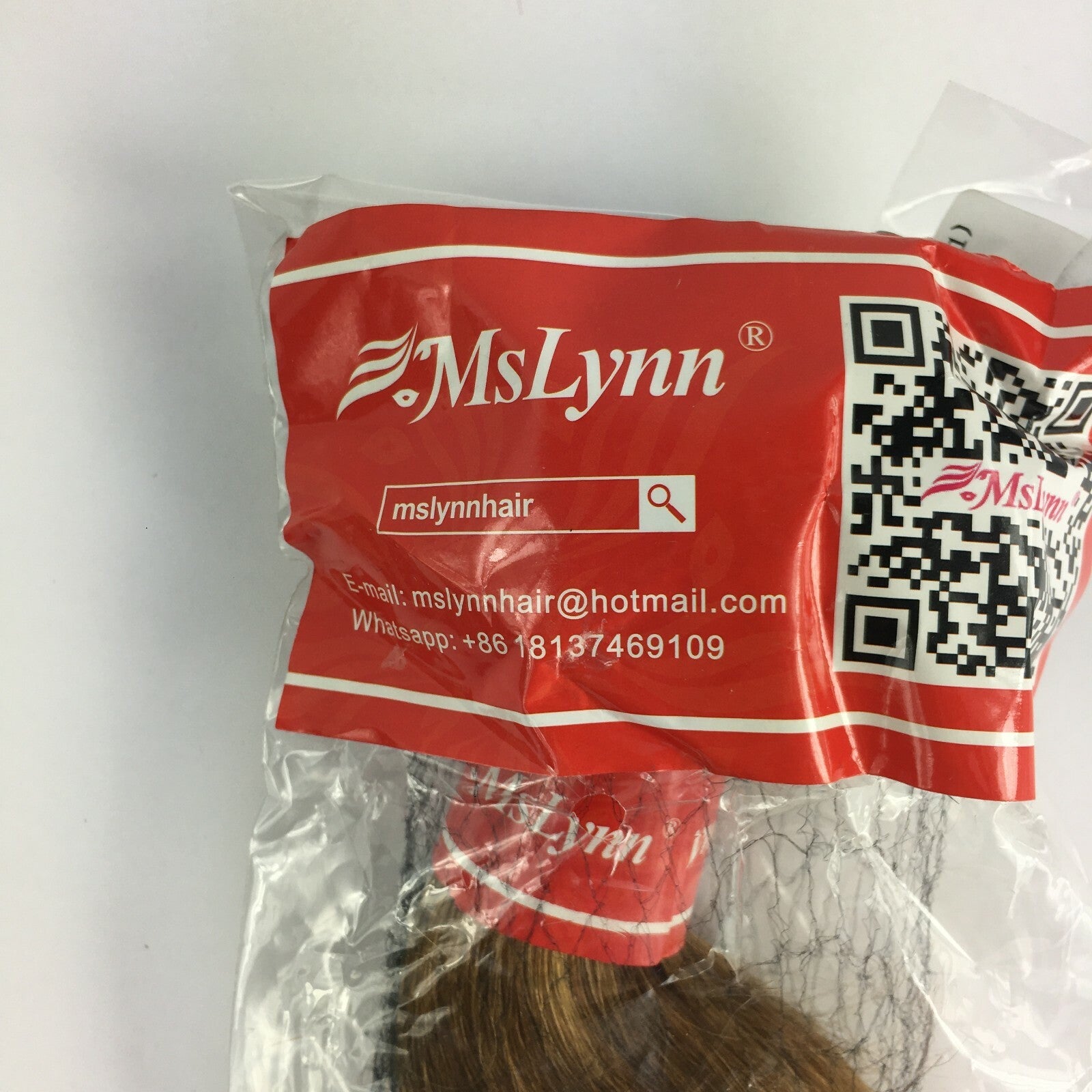 Brand new Mslynn Brazilian body wave hair 16 inch natural color