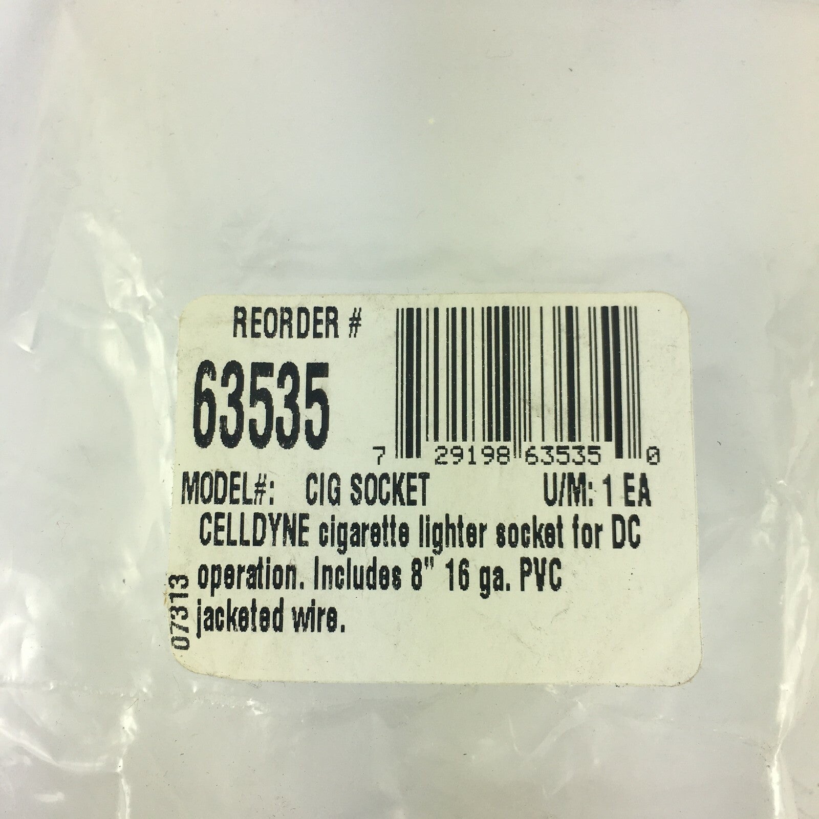 Genuine Celldyne CIG Socket Cigarette Lighter Socket for DC Operation A23