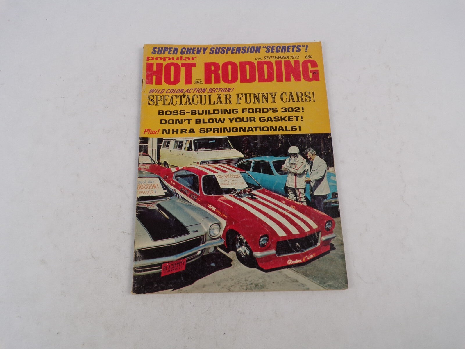 September 1972 Hot Rod Magazine Super Chevy Suspension ''Secrets''! Popular Wil