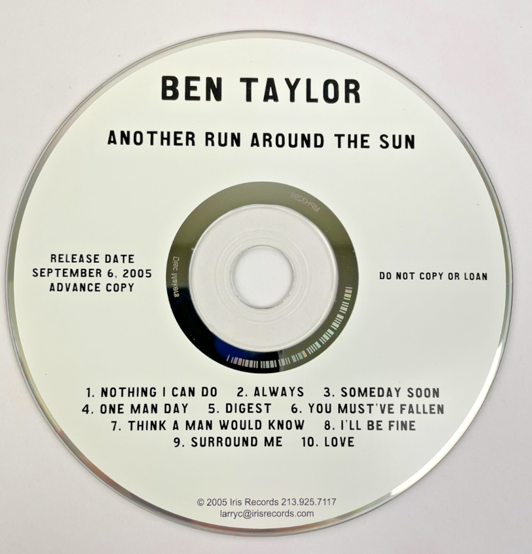 Ben Taylor Another Run Around the Sun Digital Audio CD Iris Records 2005